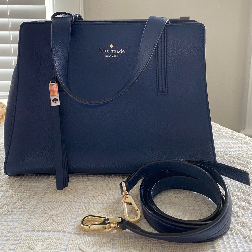 Blue Kate Spade Grey Street Dominique Bag